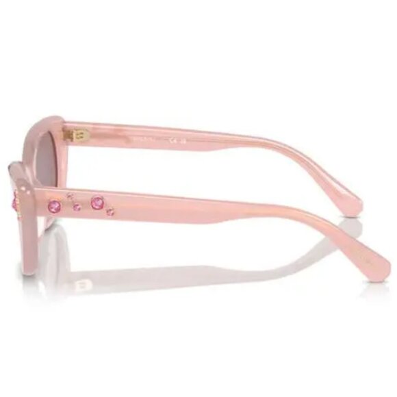 SWAROVSKI Constella Cat Eye Sunglasses Milky Pink Acetate Swarovski Crystal $233 main image 9